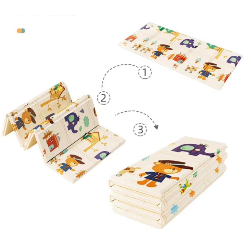 Tapete Tatame Infantil Educativo Espuma Dupla Face Antiderrapante