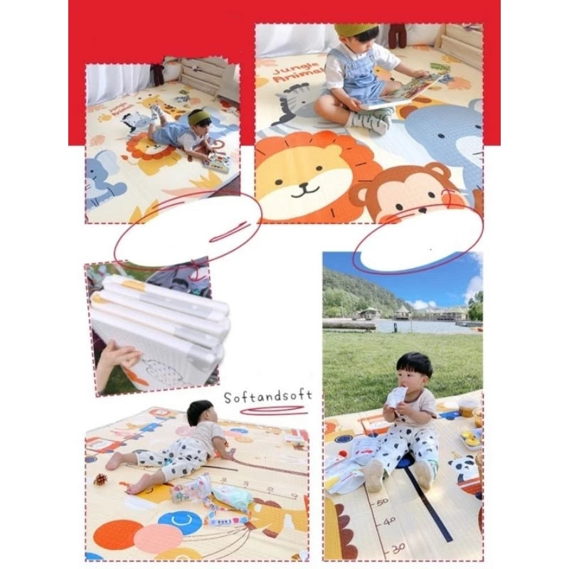 Tapete Tatame Infantil Educativo Espuma Dupla Face Antiderrapante